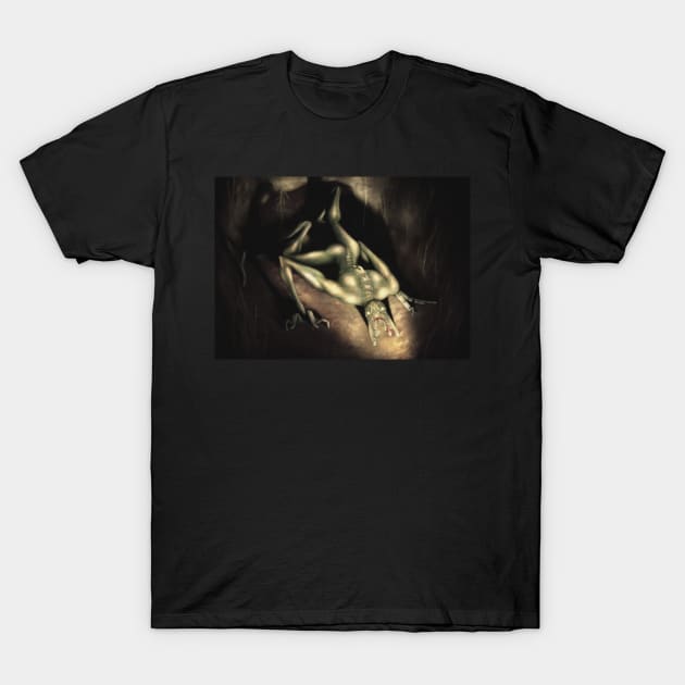 Split Face (Photo) T-Shirt by Exuvia